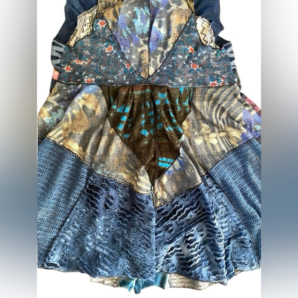 Soft Surroundings Patchwork Sleeveless Duster Swe… - image 7